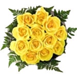 Enchanted X-Mas Love 12 Yellow Roses