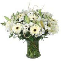 A combination, of all-white fresh flowers. Our selection of the finest white blo...