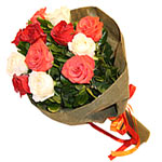 Send this amazing bouquet of 9 mix color roses to your loved ones....