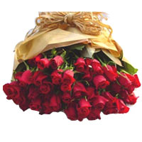 Vibrant 36 Red Roses Bouquet