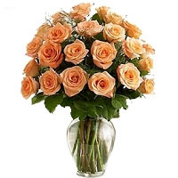 Beauty wherever you see, spread this 15 orange flowers! Vase Not Include...