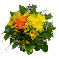 Tie all bouquets of fresh flowers after receiving the order. ...