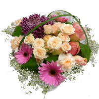 Tie all bouquets of fresh flowers after receiving the order....