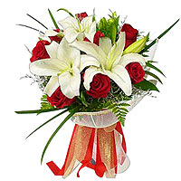 This abstract design combining style and beauty in the form of scented lilies an...