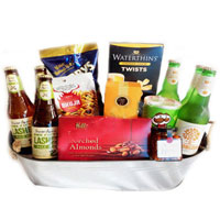 Vine-Ripened Evening Entertainer Gourmet n Beer Hamper<br>