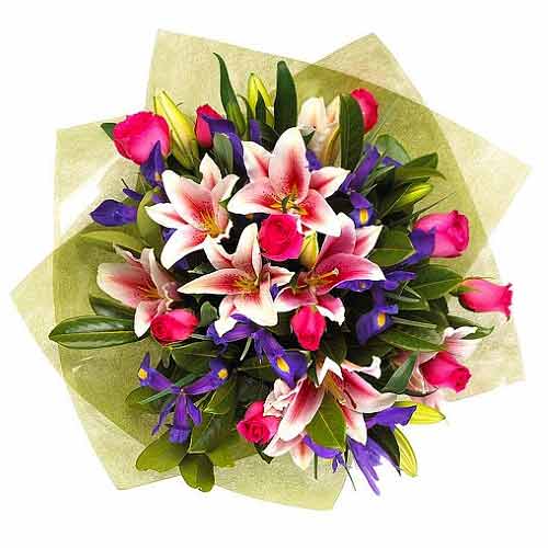 Radiant bouquet full of color and ideal joy to gif......  to Outras cidades ap