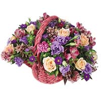 Beautiful Blooming Basket Choose this engaging arrangement that has been artisti...