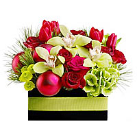 Heres a gift of New Year flowers thats both gorg...