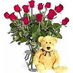 Send your special someone one dozen classic roses ...
