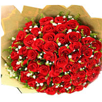 Be happy by sending this Beautiful Bunch of 48 Red......  to Dongying