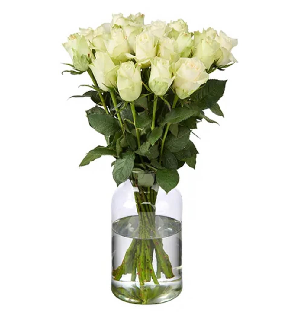 No matter the circumstance, white flowers are always a wonderful surprise for th...
