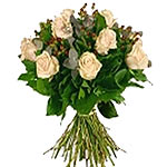 There's nothing sweeter than sending this lovely bright bouquet of roses with gr...