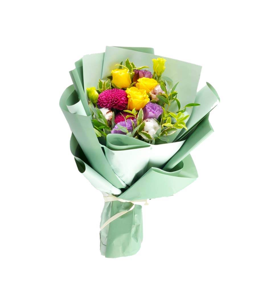 Yellow roses symbolizes thankfulness and desire fo...