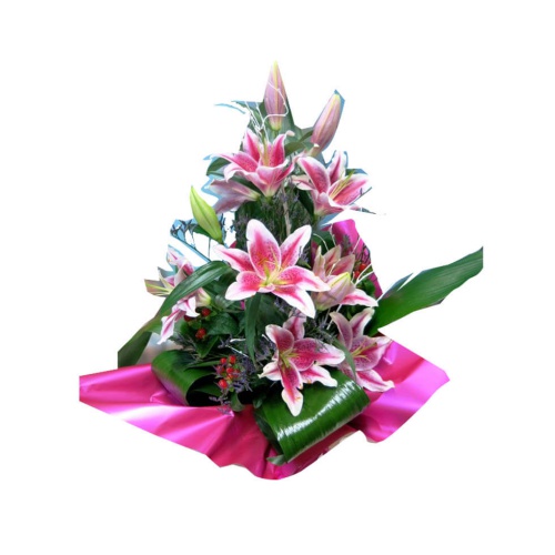 Made of high quality fresh flowers to order by a l...