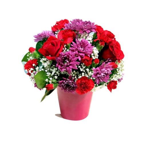 Fresh variegated flowers in a variety of colors. T...