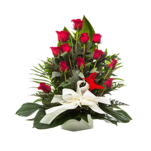 Our Red Roses Bouquet will surprise your lover thi...