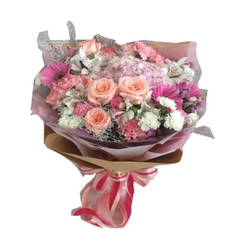 Our beautiful Valentines Day bouquet contains a m...