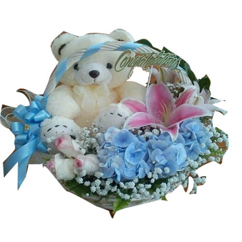 Our beautiful bouquet is full of stunning white fl...