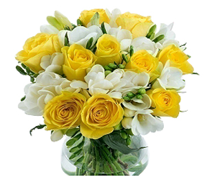 Present this Sophisticated Arrangement of Flowers ...