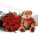 This dozen freshly cut medium stem red roses are a......  to flowers_delivery_candiac_canada.asp