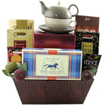 A Classic Gift, this Flavored Tea Hamper for New Y......  to flowers_delivery_charlemagne_canada.asp