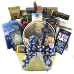 Wrapped up with your love, this Unique Hamper for ......  to flowers_delivery_temiskaming shores_canada.asp