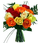 Present this gift of Delightful Bunch of Dozen Mix......  to flowers_delivery_chillan_chile.asp