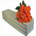 Gift online this Fashionable Box of 12 Pastel Rose......  to valdivia_florists.asp