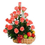This gift of Premium Basket of Fruits with Lovely ......  to flowers_delivery_chillan_chile.asp