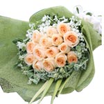 Present this Classic Dreamy Bouquet of 19 Champagn......  to zhoushan_florists.asp