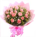 Gift your loved ones this Exotic Pink Roses Bouque......  to ningbo
