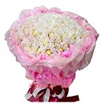 Order this Blissful 64 Pieces Dove Chocolates Bouq......  to flowers_delivery_baoding_china.asp