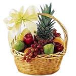 Present this Deluxe Basket of Fruit to the people ......  to beihai_florists.asp