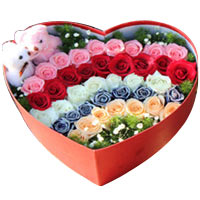 Just click and send this Fragrant Rainbow Heart-Sh......  to flowers_delivery_qinghai_china.asp