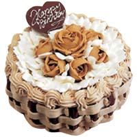 2 pound chocolate cake, high quality cream, chocol......  to flowers_delivery_longyan_china.asp