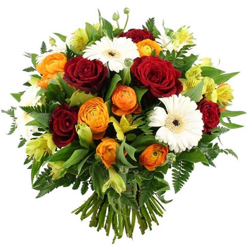 Reach out for this Stimulating Round Bouquet of Va......  to Royan_france.asp