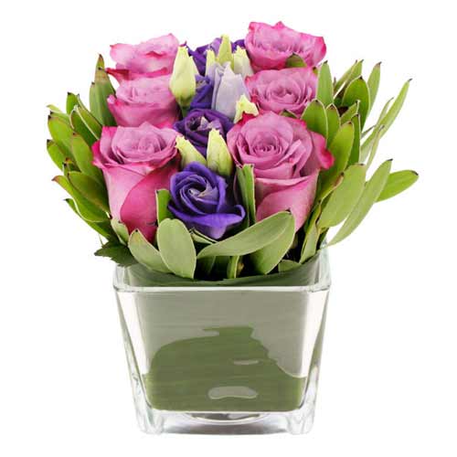 Impress someone with this Beautiful Pink N Purple ......  to Royan_france.asp