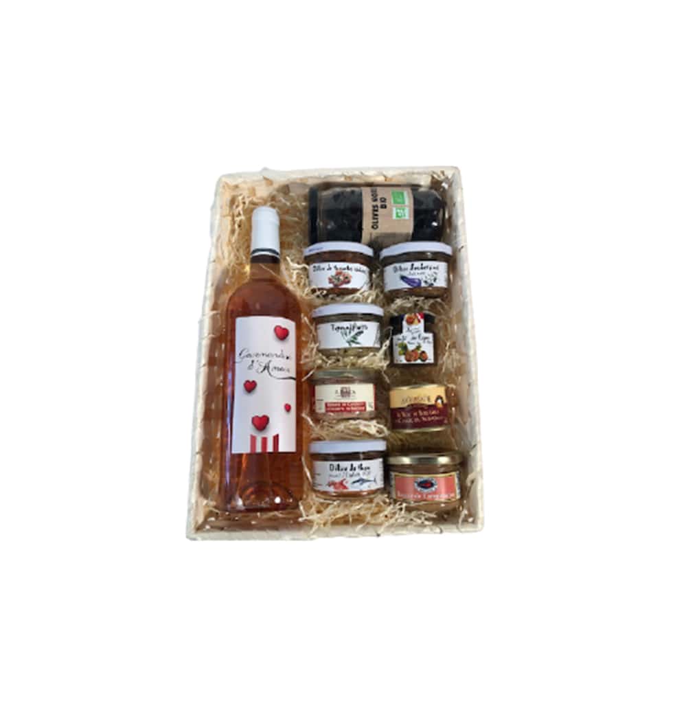 Make a delectable apertif with this ideal gift bas......  to Libourne_france.asp