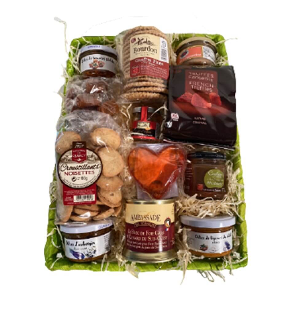 Find this enormous selected gourmet box Joyeuse f......  to La Rochelle_france.asp