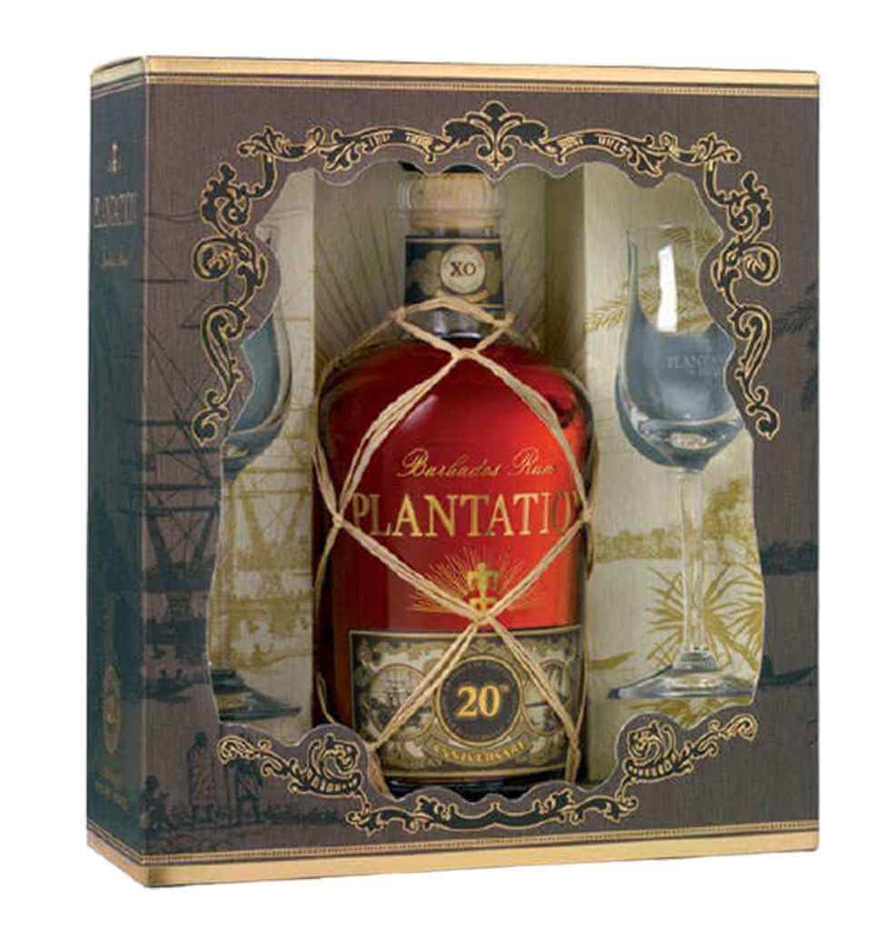 The Plantation XO 20th Anniversary rum gift box is......  to Nevers_france.asp