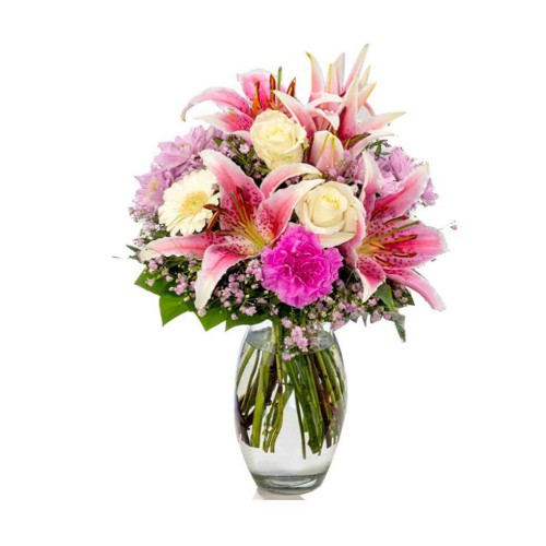 Lift your spirits! We picked this bouquet of ten l......  to Amberg_germany.asp
