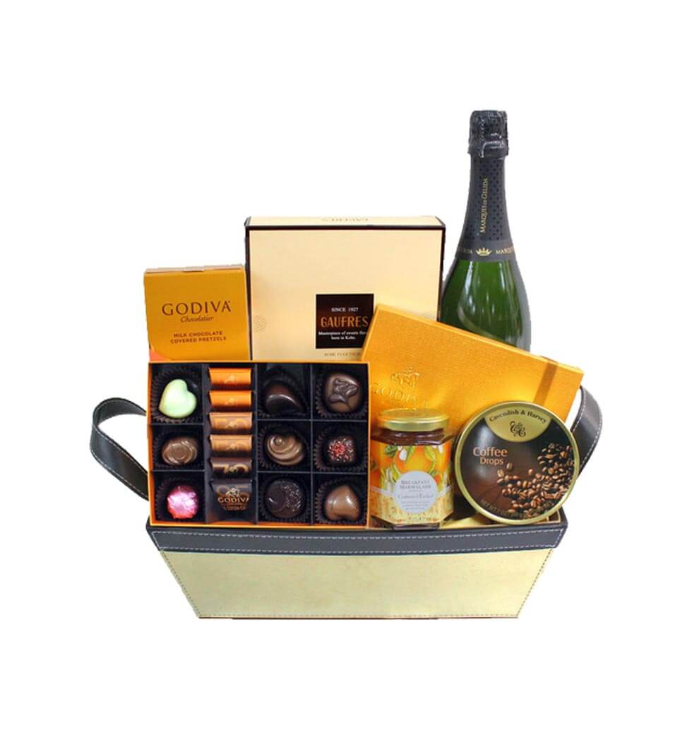 This Wine Food Gift Set contains a Cava, a Sparkli......  to flowers_delivery_cheung sha wan_hongkong.asp