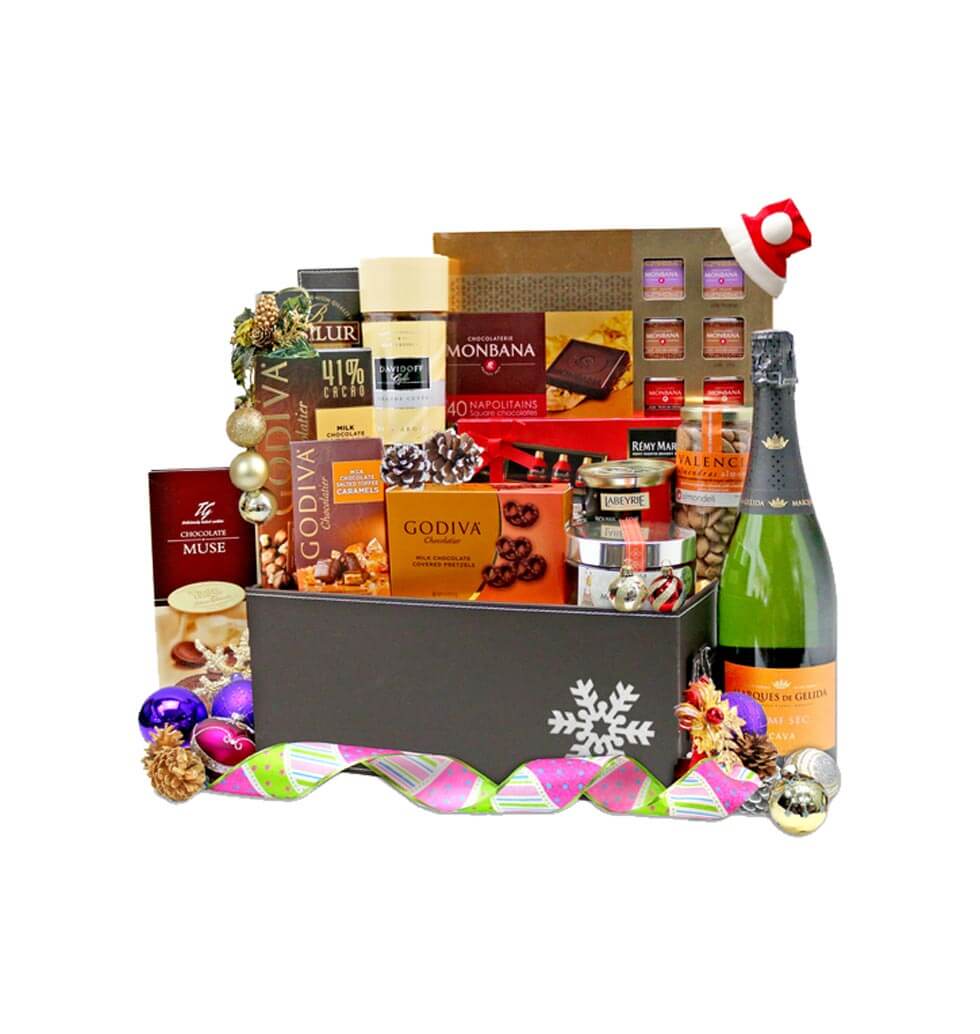 This Christmas hamper is a great way to say Merry ......  to silver mine bay_florists.asp