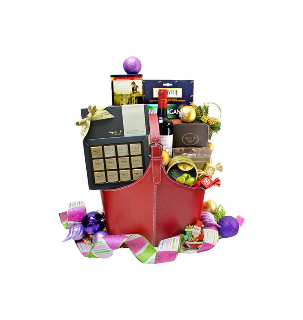 This Christmas Hamper from France is the perfect g......  to flowers_delivery_cheung sha wan_hongkong.asp