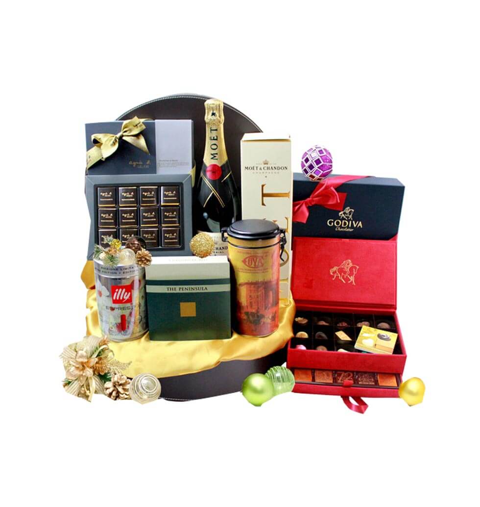 This gift box includes a very elegant Moet & Chand......  to ngau tau kok_florists.asp