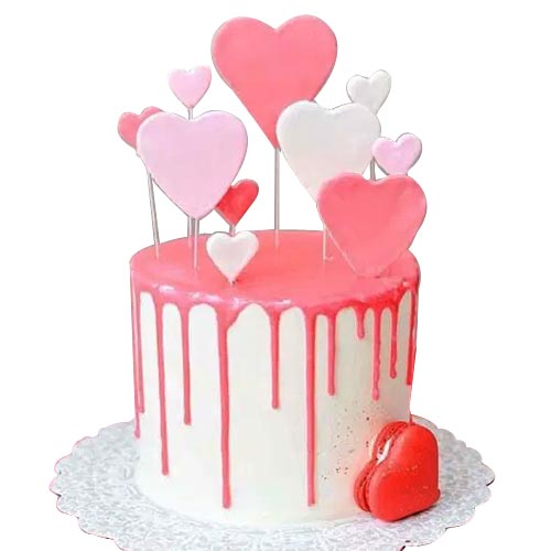 Every bite of this Toothsome Dripping Love Cake wi......  to bogor_florists.asp