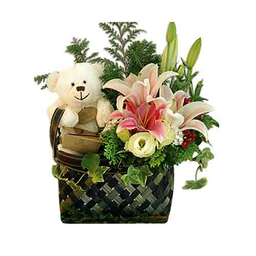 Make someone happy with an adorable Russ Rolly Bea......  to flowers_delivery_balik pulau_malaysia.asp
