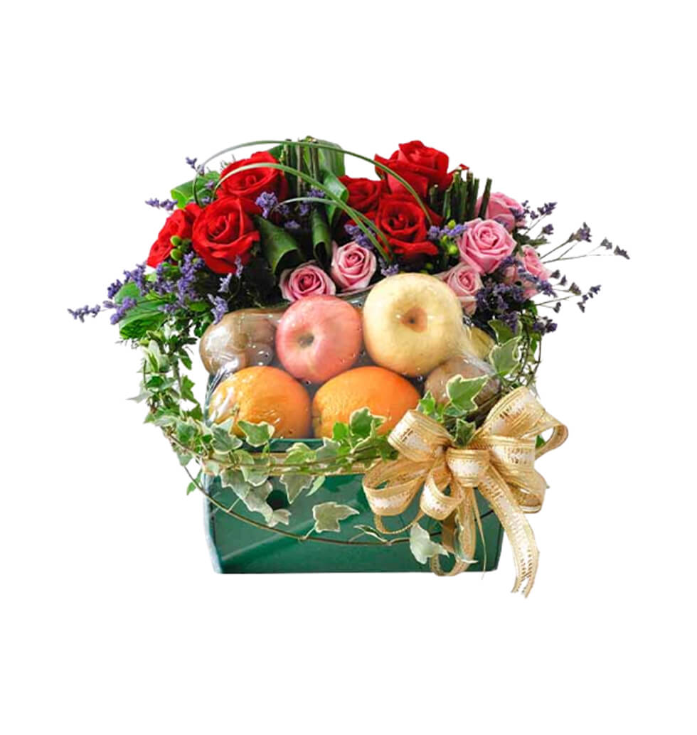 The ideal way to achieve this is with a fruit gift......  to pusing_florists.asp