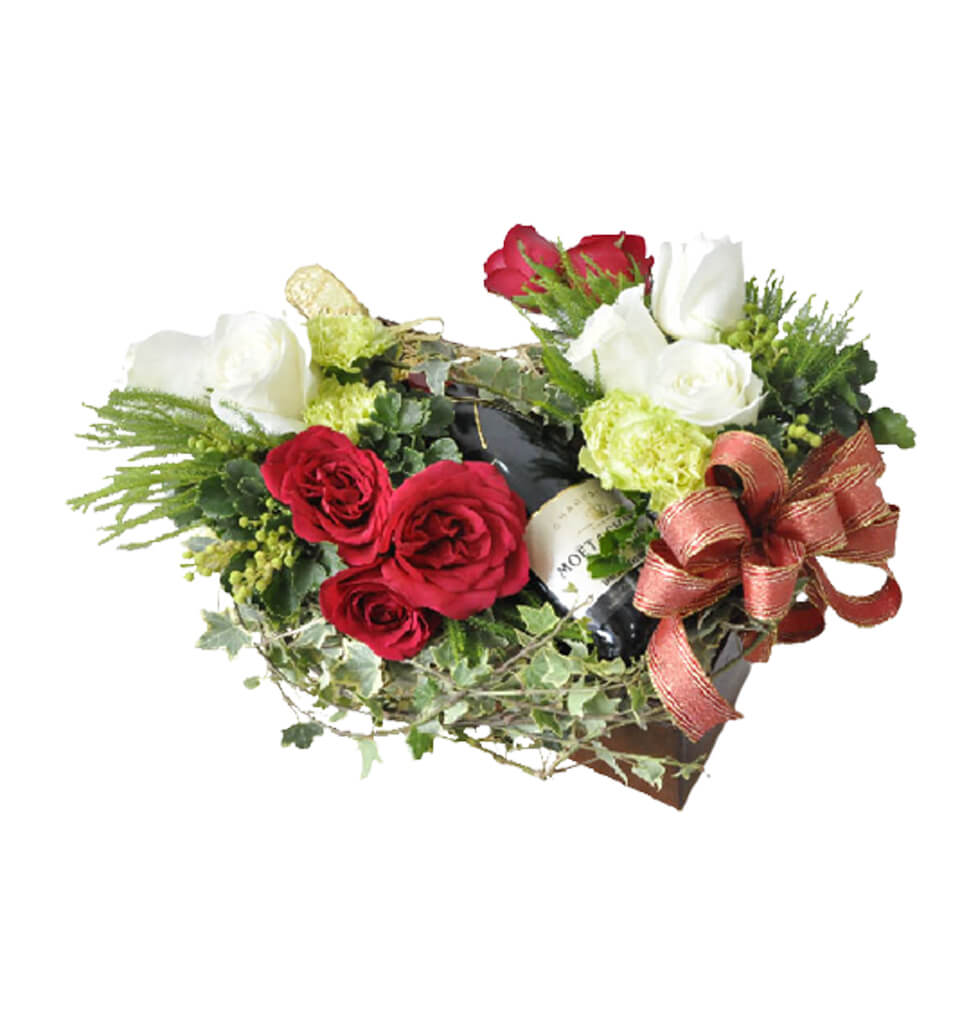 Moet and Chandon and flowers are the most impressi......  to flowers_delivery_pusing_malaysia.asp