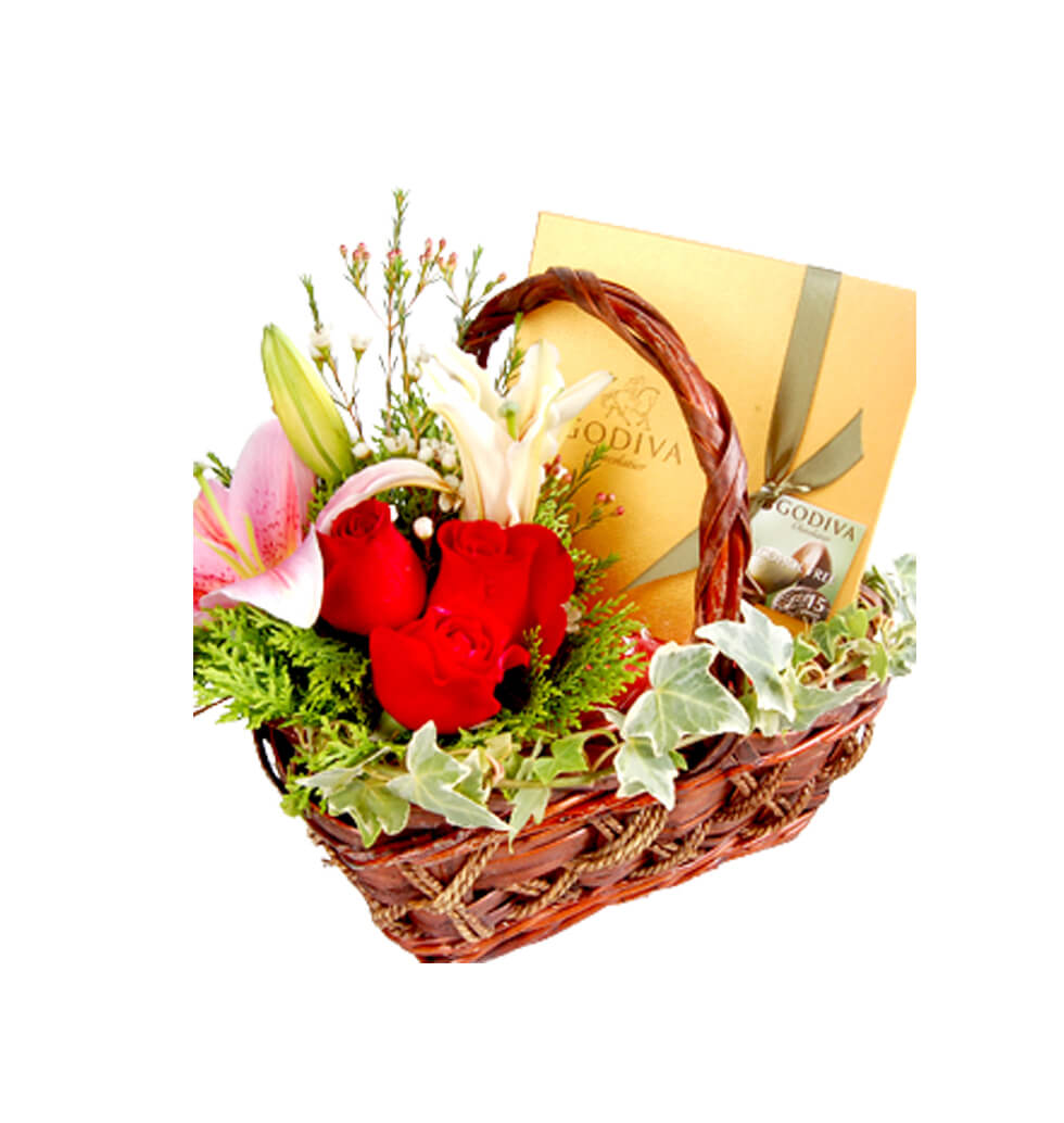 A box of Godiva chocolates is the perfect token of......  to tawau_florists.asp